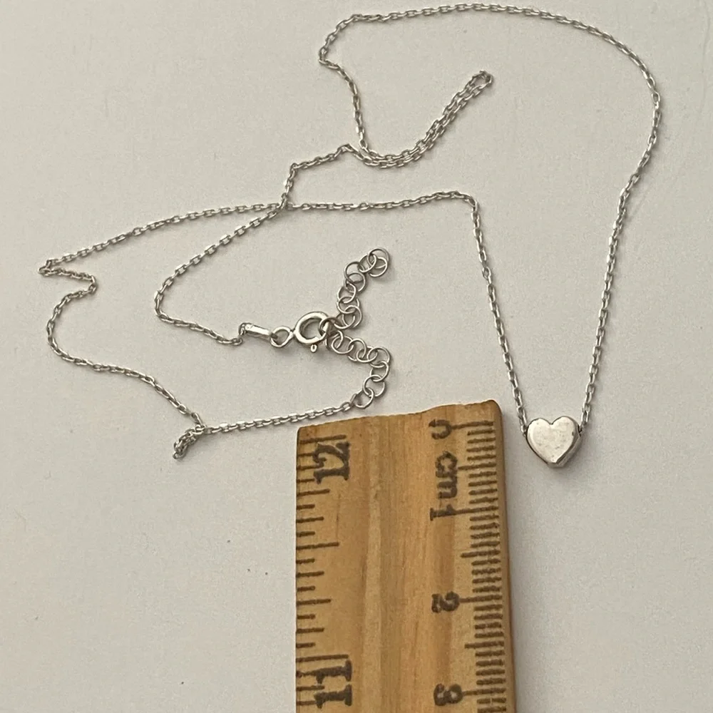 925 Silver heart necklace